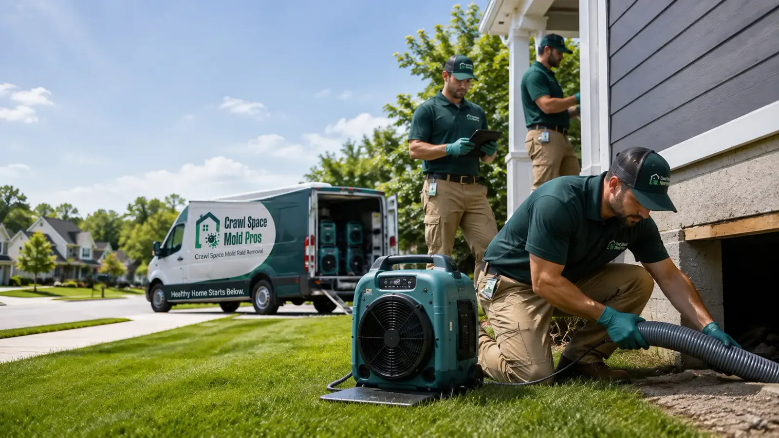 Crawl Space Mold Removal in Centerville, WA